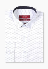 Black Doted White Shirt